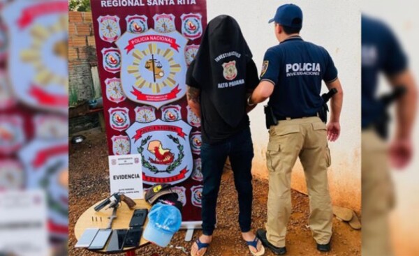 Detienen a presunto motochorro por violento asalto