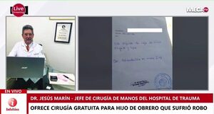 Final feliz: Hijo de obrero que sufrió robo del dinero para una cirugía será operado - Megacadena — Últimas Noticias de Paraguay