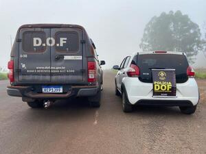 Paraguayo preso por el DOF con un Fiat robado en San Pablo