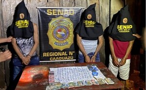 Incautan todo tipo de drogas y capturan a 4 traficantes en Caaguazú