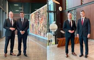 Embajador de EE. UU. se reúne con Alegre y Peña