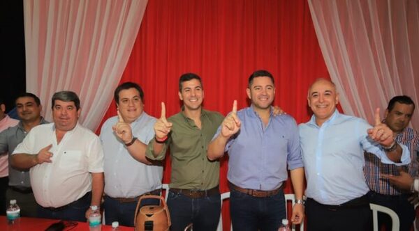 Gran acto de unidad del Partido Colorado en Villarrica