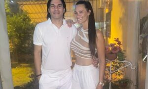 La alegría de “Memo” Beltrán y su doña