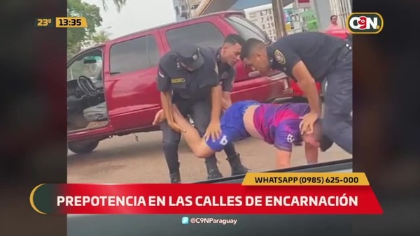 Prepotencia en las calles de Encarnación - C9N
