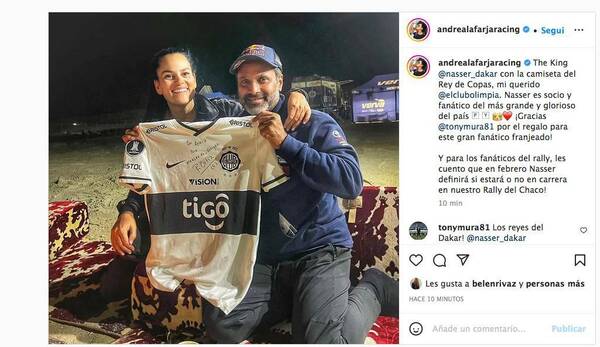 El jeque qatarí que recibió de regalo la camiseta de un club paraguayo