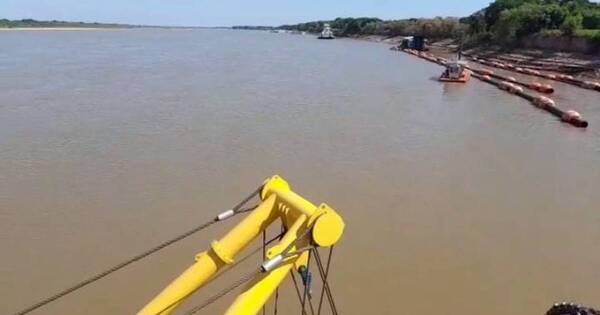 La Nación / Empezó dragado en la zona en el Km. 60