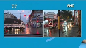 Intensas lluvias en Asunción - SNT