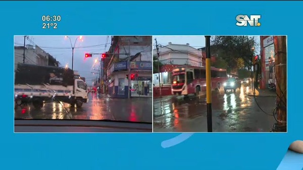 Intensas lluvias en Asunción - SNT