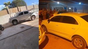 Grupo armado se lleva camioneta y millonario botín en José Leandro Oviedo