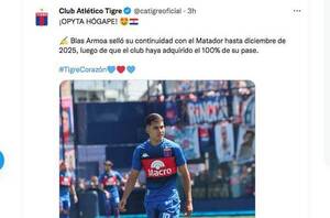 Tigre compró el 100% del pase de un expelotero del Sportivo Luqueño