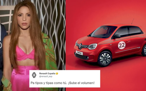 Renault avei ya respondió el temazo de Shakira: “Pa tipos y tipas como tú. ¡Sube el volumen!”