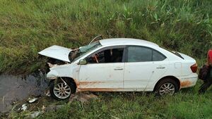 Accidente de tránsito deja un muerto y dos heridos en Tacuaras