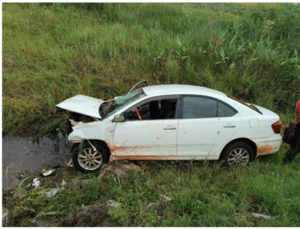 Un finado y dos heridos en váiro accidente rutero
