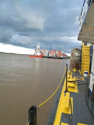 Navegantes esperan con ansias habilitación del paso crítico del rio Paraguay, en Vuelta Queso - Nacionales - ABC Color