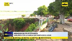 Precario mirador de Itá Pytã Punta - ABC Noticias - ABC Color