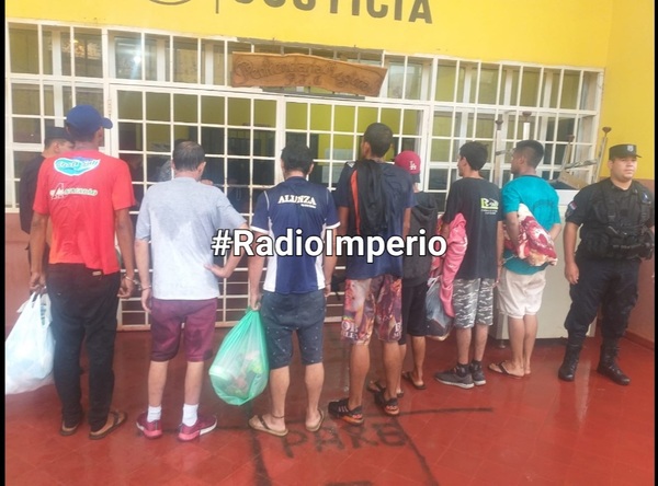 Remiten a la cárcel a detenidos en operativo realizado por la Comisaría Segunda - Radio Imperio