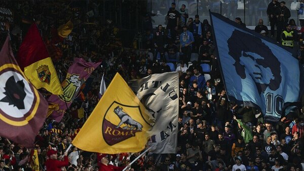 Fuerte castigo para los hinchas de Napoli y Roma