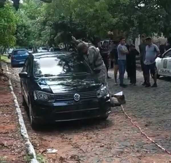 Diario HOY | Hallan en Asunción el vehículo del militar desaparecido
