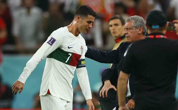 Revelan detalles de la pelea entre el DT de Portugal y CR7 en el Mundial de Qatar