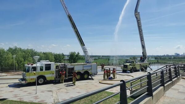 Bomberos realizan simulacro en Costanera de Asunción - Nacionales - ABC Color