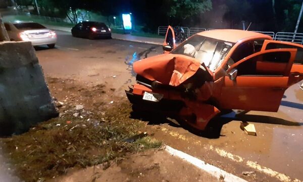 Menores borrachos protagonizan violento accidente