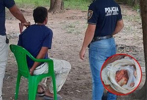 Detuvieron a un presunto abigeo con 5 kilos de carne que estaban ocultos en el inodoro de su casa
