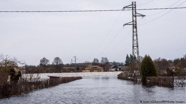 Letonia afectada por las peores inundaciones en décadas