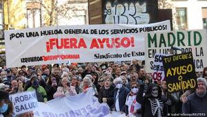 Manfiestación en Madrid contra los recortes en Sanidad