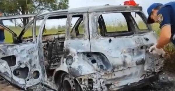 La Nación / Encuentran vehículo incinerado en PJC