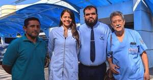 La Nación / Médicos solidarios operan al hijo del albañil robado
