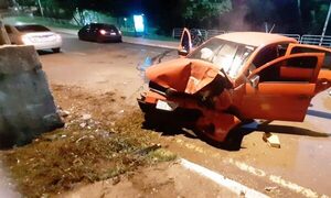 Menor de edad y borracho protagoniza accidente al mando de un automóvil – Diario TNPRESS