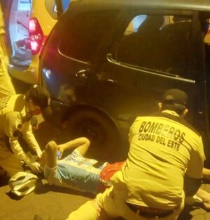Automovilista se estrella contra una columna y termina hospitalizado – Diario TNPRESS