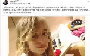 Niña de 12 años murió tras hacer un reto de TikTok en Argentina – Prensa 5