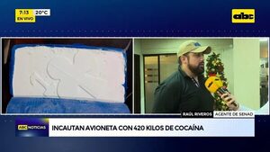Incautan avioneta con 420 kilos de cocaína - ABC Noticias - ABC Color