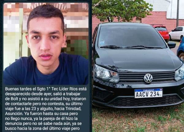 JOVEN MILITAR QUE TRABAJA COMO CHOFER DE BOLT SE ENCUENTRA DESAPARECIDO DESDE EL 12 DE ENERO - La Voz del Norte