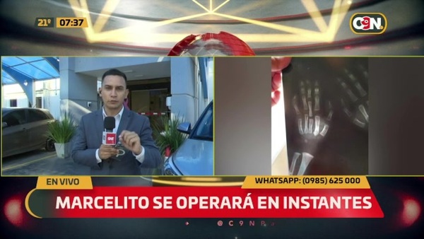 Marcelito se operará en unos minutos - C9N