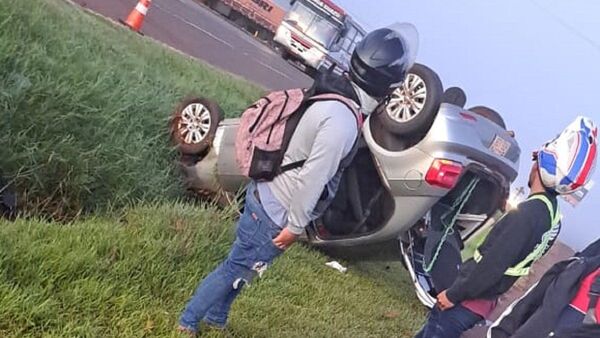 Choque deja un motociclista muerto en Minga Guazú