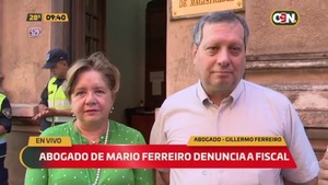 Abogado de Mario Ferreira denuncia a fiscal - C9N