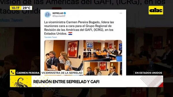 Reunión entre SEPRELAD y GAFI - ABC Noticias - ABC Color