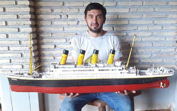 Joven artista elabora réplicas de camiones y barcos en Caaguazú – Prensa 5