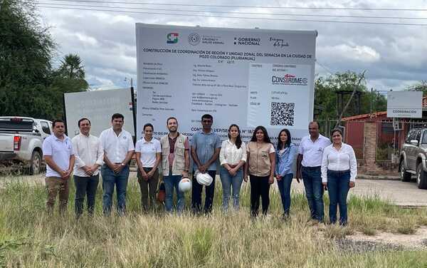 SENACSA dio palada inicial a obras de construcción de nuevas oficinas en Presidente Hayes y Pozo Colorado