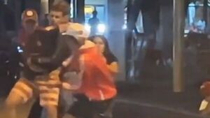 Jóvenes se enfrentan a cuchillazos en Concepción