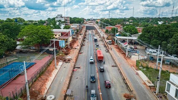 Colectora sur de Tres bocas está cerrada por trabajos finales - Nacionales - ABC Color
