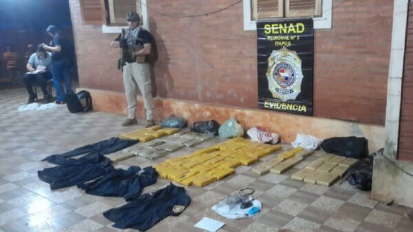 Hallan marihuana en una vivienda alquilada por un policía en Encarnación