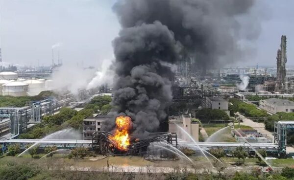 Al menos 5 muertos y 8 desaparecidos tras una explosión en una fábrica en China - Megacadena — Últimas Noticias de Paraguay