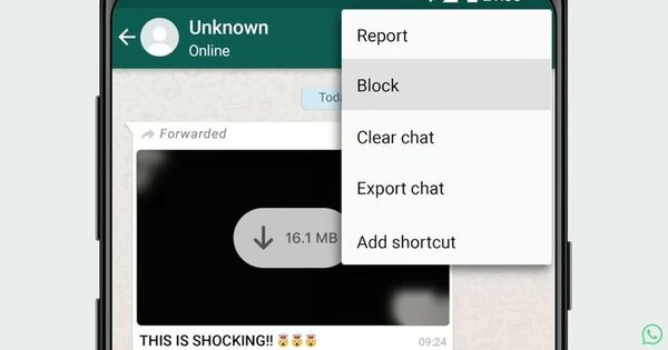 WhatsApp desarrolla atajo para bloquear contactos sin abrir la conversación