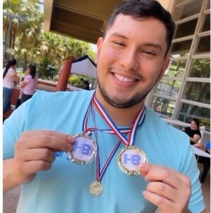 Oro y Plata en natación conquistó Rodrigo Pires para Pedro Juan