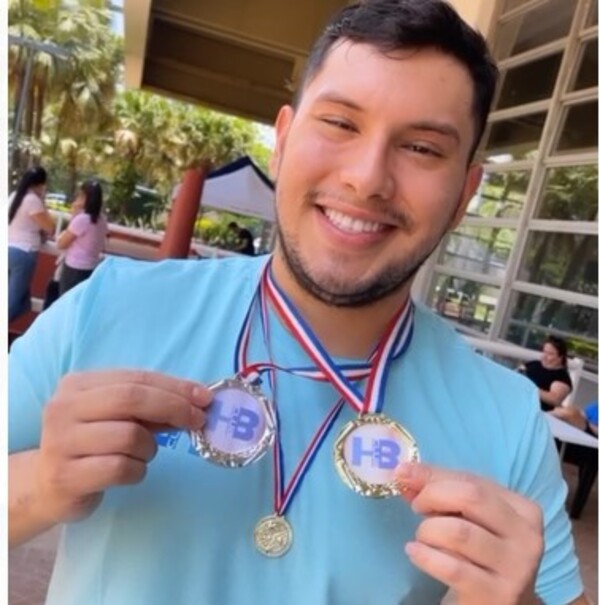 Oro y Plata en natación conquistó Rodrigo Pires para Pedro Juan