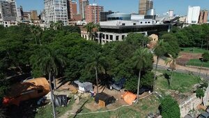 Asunción: avanza nuevamente la ocupación de plazas en la zona del Congreso - Nacionales - ABC Color