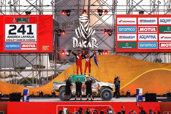 Andrea Lafarja y el Dakar 2023: Carrera como “se merece” - ABC Motor 360 - ABC Color